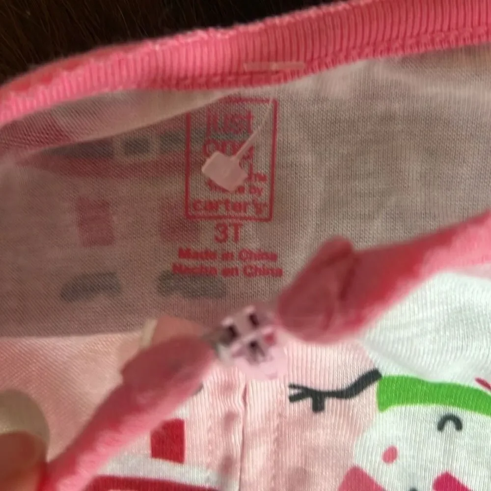 Carter's Toddler Footed Sleeper Pajamas 3T Christmas